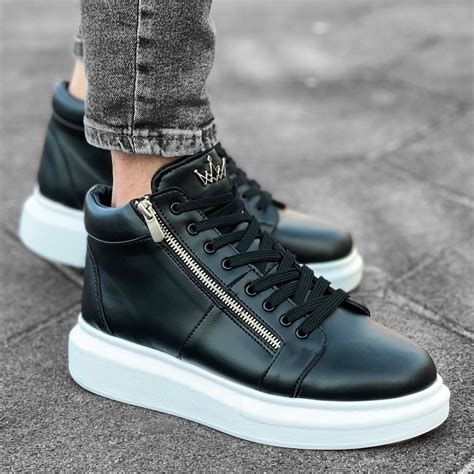 nike hoch reißverschluss leder herren 40